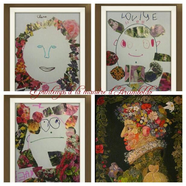 Le printemps à la façon d'Arcimboldo